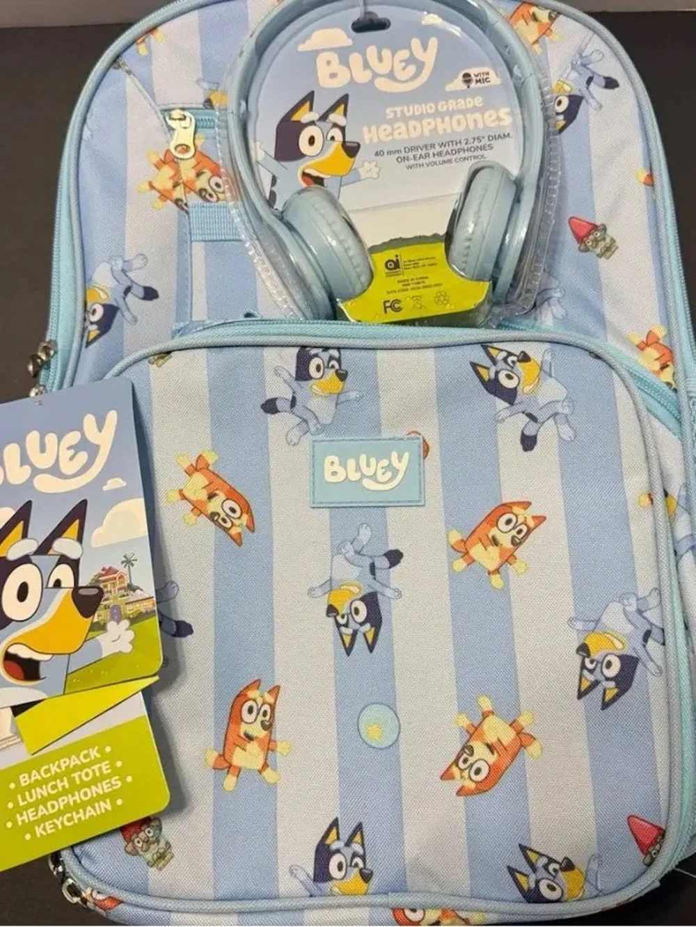Bluey 3 Piece Backpack Set